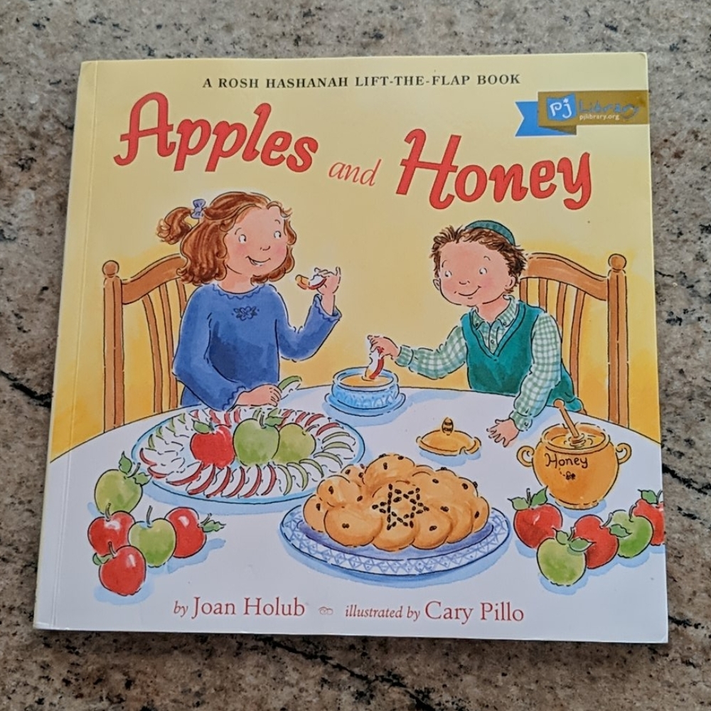 2 for $8 or $5 Each Book Apples and Honey